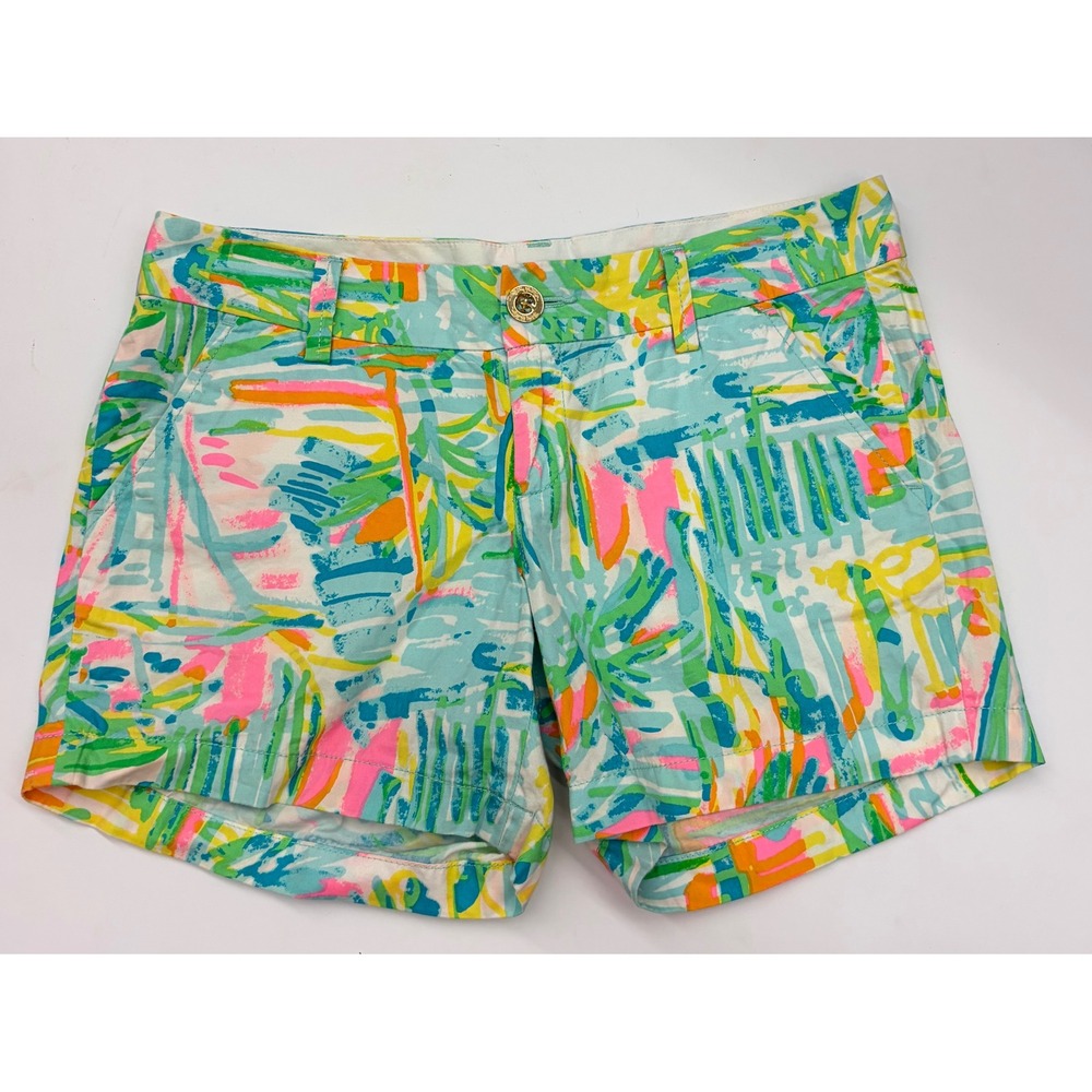 Lilly Pulitzer Callahan Shorts Multi Sea Salt & Sun Womens Size 2